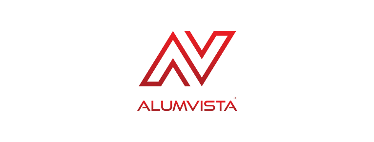 Alumvista brand logo featured on Being Ingenious Media website